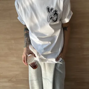 Designer Super Clone Y-3 Short-Sleeved Shirts Red Cotton Pure Street Style