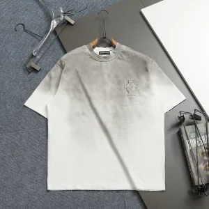 Designer Chrome Hearts Short-Sleeved T-Shirt Ash Cotton Silk Suitable For All Body Types Summer Embroidery