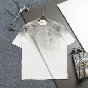 Super Clone Margiela Short Sleeves Red Cotton Combed