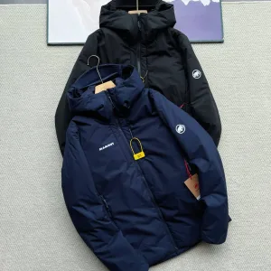 Reps Luxury Mammoth Jacket Red Cotton Polyester Nylon Woven Fabric Quick-Drying Adjustable Drawstring Zippered Pocket