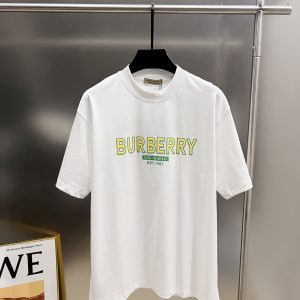 1:1 Aaa Burberry Foam Short-Sleeved T-Shirt For Fall