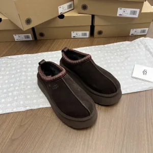 High Quality Reps Ugg Sneakers Red Eva Polyester Fiber Sheepskin Cowhide Autumn Winter