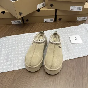 Reps Super Clone Ugg Sneakers Red Eva Polyester Fiber Sheepskin Suede Autumn Winter