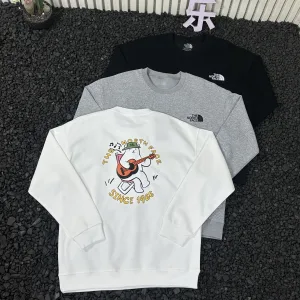 Reps The North Face Sweatshirt Red Cotton Easy To Match Winter