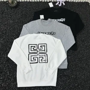 High Quality Givenchy Hoodie Red Cotton Relaxed Fit Easy To Match Winter