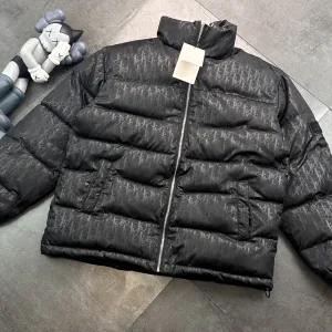 Designer Dior Down Jacket Red Sophistication Autumn Winter