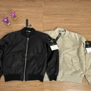 Reps Luxury Stone Island Jacket Red Cotton Down Ribbed Fabric Street Style Winter Early