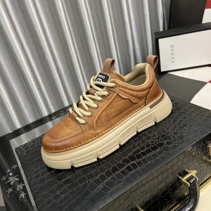 Designer Aaa Gucci Cowhide Casual Shoes