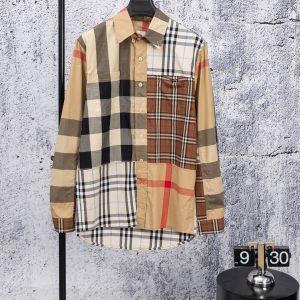Luxury Burberry Cotton Long-Sleeved Shirt