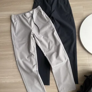 Super Clone Reps Lululemon Long Pants Red Fleece Zippered Pocket