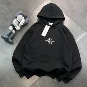 High Quality Reps Calvin Klein Hoodie Red Fleece Winter Embroidery