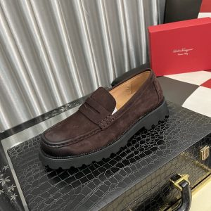 High Quality Salvatore Ferragamo Calfskin Leather Shoes