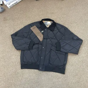 Designer High Quality Burberry Shirts Red Eva Cotton Nylon Corduroy Fabric Running Autumn Winter Patch