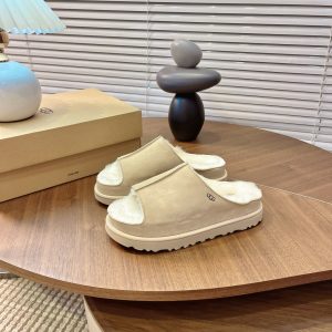 Aaa Designer Ugg Wool Flip-Flops