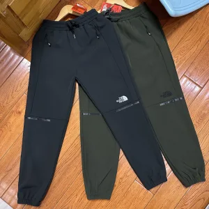 Luxury AAA North Trousers Red Cotton Fleece Twill Fabric Breathable And Not Stuffy Simple Elegant High-End Style Spring Autumn Winter
