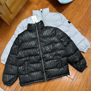 Reps AAA Dior Outerwear Black Cotton Down Autumn Winter