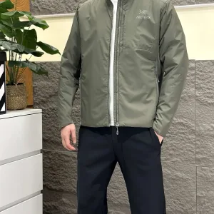 Super Clone Archaeopteryx Cotton-Padded Coat Green Cotton Quick-Drying