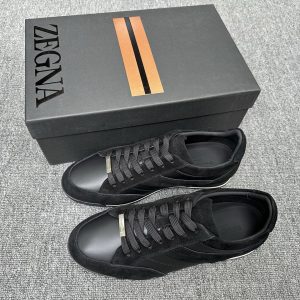 High Quality Luxury Ermenegildo Zegna Calfskin Sneakers