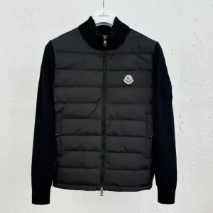Reps Monk Coat Red Wool Goose Down Polyester Fiber Woven Fabric Sophistication Autumn Winter Patch Work Pockets Patchwork