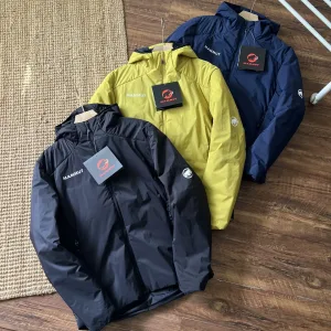 Luxury High Quality Mammut Jacket Red Light Outdoor Zippered Pocket