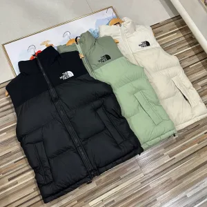 AAA High Quality The North Face Sleeveless Red Cotton Down Nylon Winter