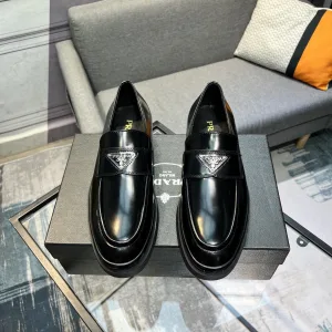 High Quality Designer Prada Abs Loafers