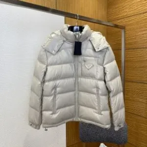 Reps Prada Coat Red Goose Down Sophistication