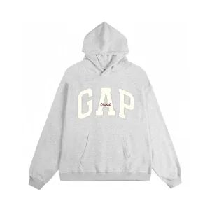 Super Clone AAA Gap Hoodie Red Cotton Pure Ribbed Fabric Relaxed Fit Winter