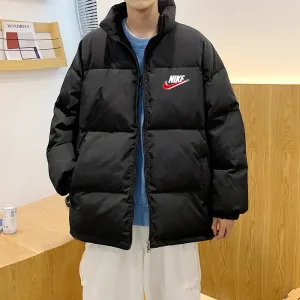AAA Reps Nike Cotton-Padded Coat Red Cotton Down Oxford Cloth
