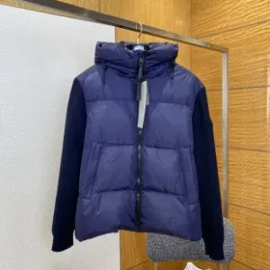 AAA Canada Goose Outerwear Red Down Nylon Knitted Fabric Relaxed Fit Patch