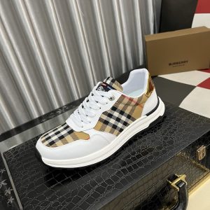 Aaa Burberry Cowhide Casual Shoes