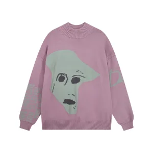 Designer Dior Sweater Pink Jacquard