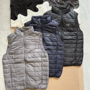Luxury Super Clone Archaeopteryx Vest Red Duck Down Nylon Simple Design High-End Quality Winter