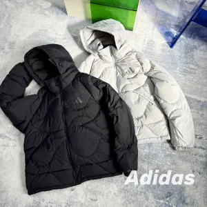 Reps Designer Adidas Down Jacket Red Duck Fleece Winter