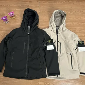 AAA Designer Stone Island Hat Black Cotton Down High-Density Fabric Exquisite Workmanship Street Style Winter