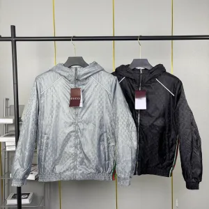 Super Clone Gucci Jacket Ash Cotton Thin Nylon Jacquard Winter