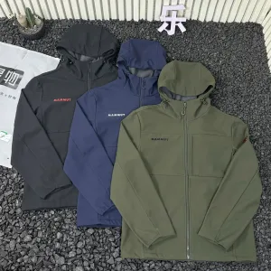 Designer Mammut Jacket Red Eva Street Style Autumn Winter