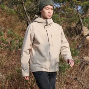 Luxury Designer Archaeopteryx Cotton-Padded Coat Green Gore-Tex Cotton Nylon
