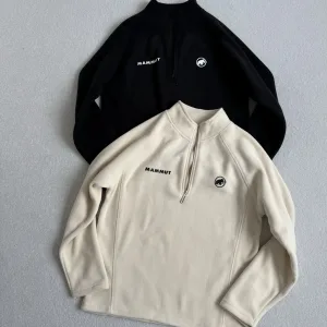 AAA Mammut Jacket Ash Nylon Fleece Fabric Simple Design Winter Lightweight And Breathable
