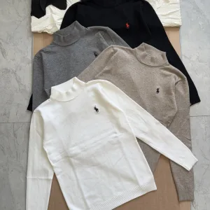 Reps Ralph Lauren Long-Sleeved Red Cotton Simple And Versatile A Touch Of Understated Luxury Embroidery 3D