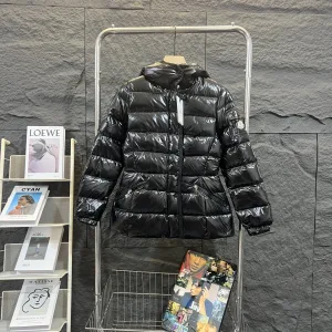 Designer Moncler Outerwear Pink Duck Down Nylon