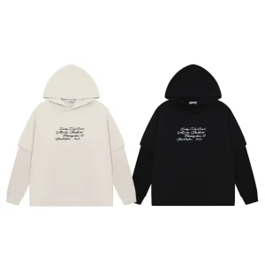 Luxury Acne Studios Hoodie Red Cotton Pure Denim