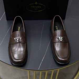 Luxury Prada Calfskin Leather Shoes