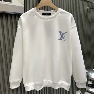 Designer Super Clone Louis Vuitton Hoodie Ash Cotton Soft Fleece Spring Autumn Winter