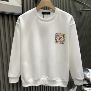 Reps Louis Vuitton Hoodies Ash Cotton Silk Fleece Autumn Winter