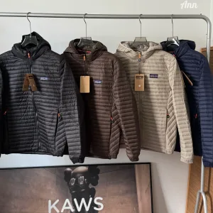 Reps Patagonia Cotton-Padded Coat Red Down Polyester Nylon Elastic Fleece Multiple Colors Available