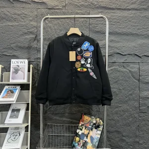 Reps AAA Stussy Outerwear Red Cotton Twill Streetwear Spring Autumn Embroidery