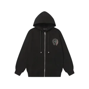 AAA Chrome Hearts Coat Red Cotton Pure