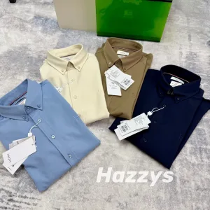 Reps Hazzys Shirt Blue Wool Blend Spring Autumn Winter