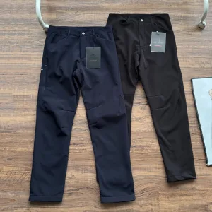 Super Clone Reps Archaeopteryx Trousers Red Polyester Nylon Fleece Woven Fabric Water-Repellent Outdoor Winter Slim Fit Patch